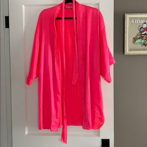 Pink Victoria’s Secret robe